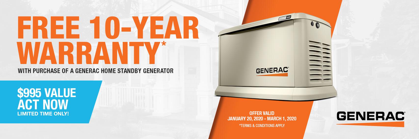 Homestandby Generator Deal | Warranty Offer | Generac Dealer | Solon, OH